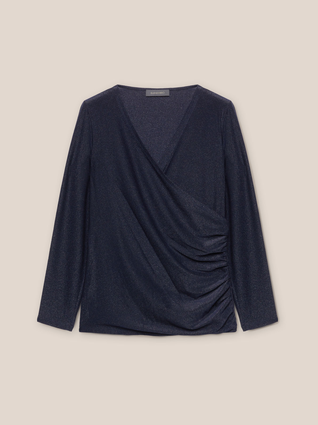 T-shirt lurex cruzada na frente image number 4