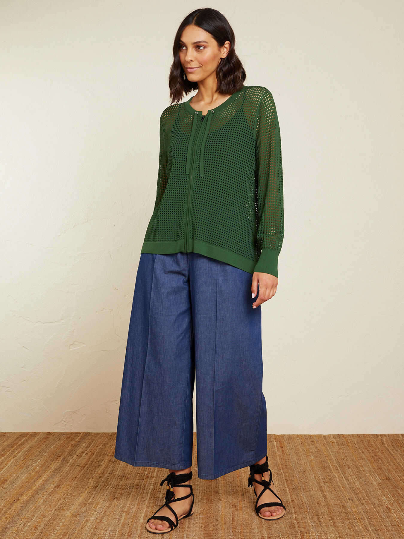 Netted cardigan image number 2