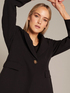 Crepe fabric blazer image number 0