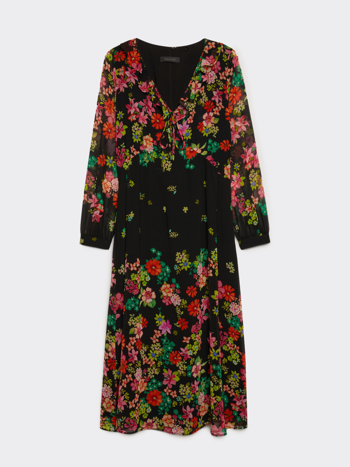 Robe en georgette imprim&eacute;e image number 6