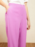 STRAIGHT-LEG ENVER SATIN CADY TROUSERS image number 2