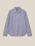 Camicia rigata in cotone image number 4