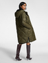 Long down jacket with jumbo diamond quilting image number 1
