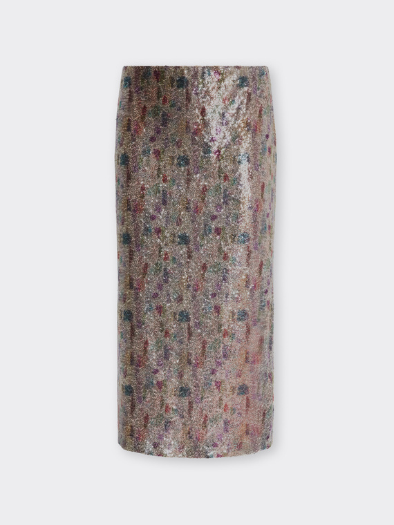 Tulle skirt with sequins