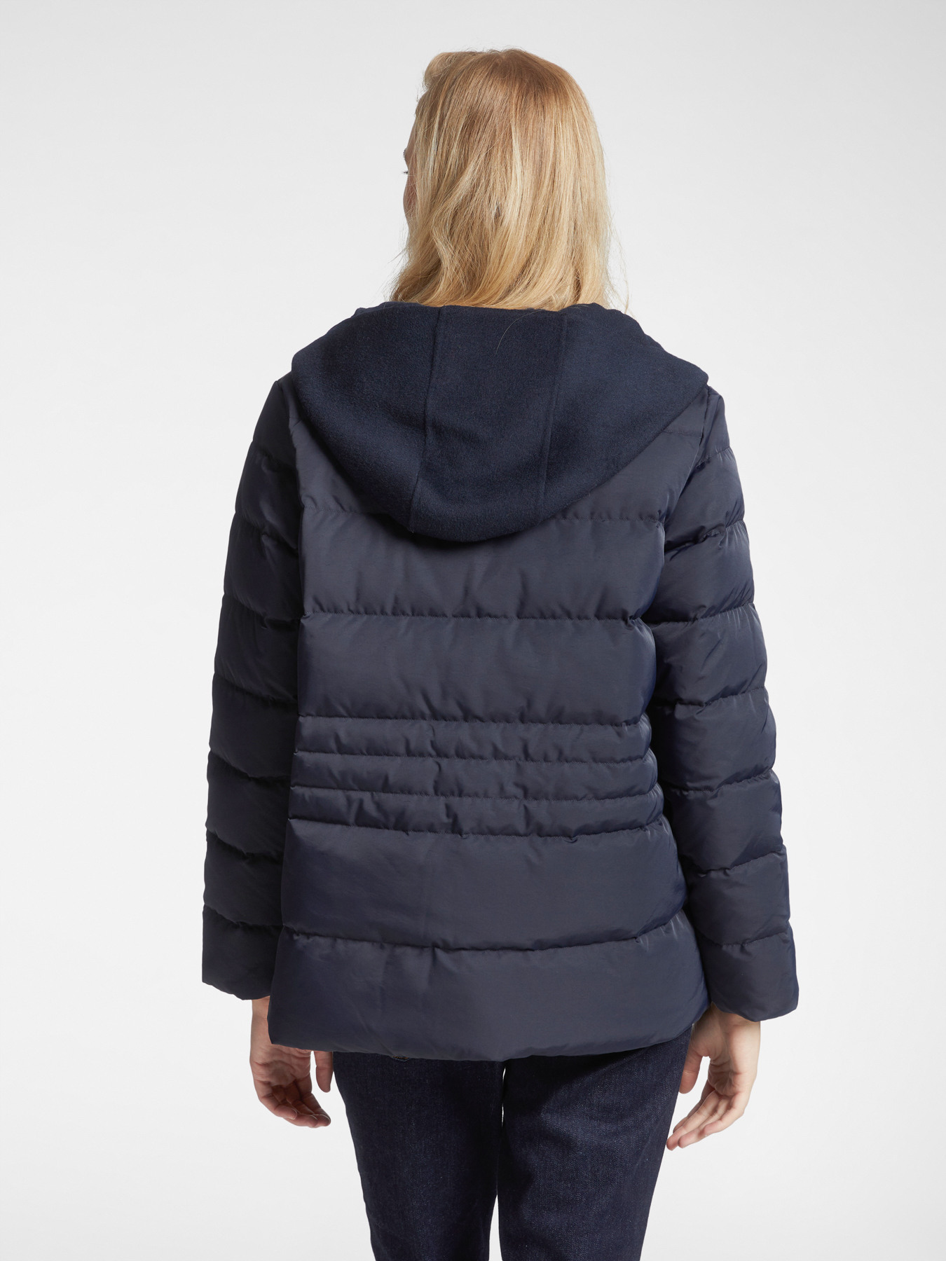 Matte nylon down jacket image number 1