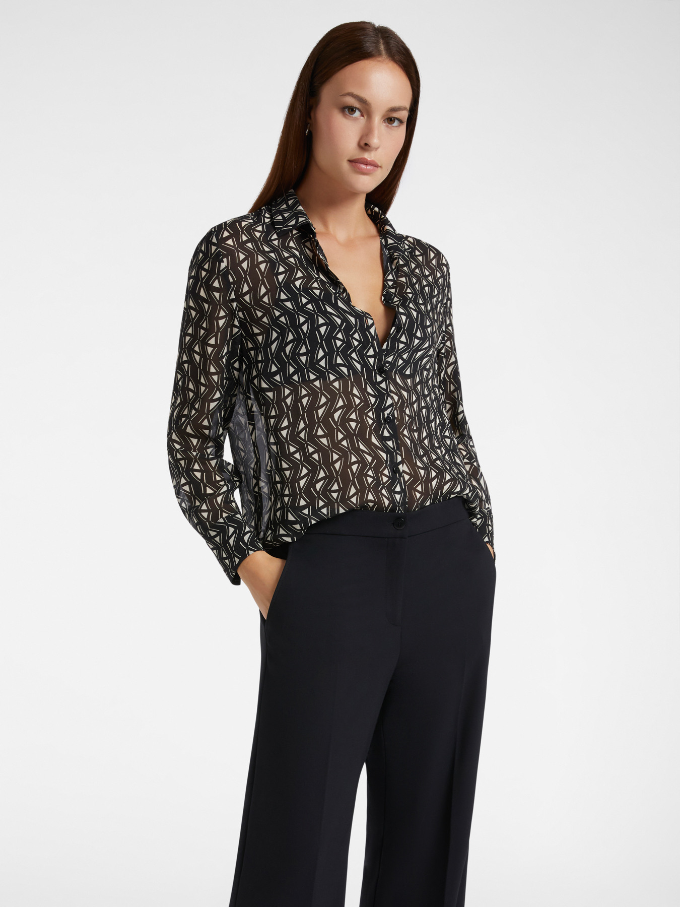 Camisa con estampado &oacute;ptico image number 2