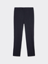 Slim-fit jersey trousers image number 4