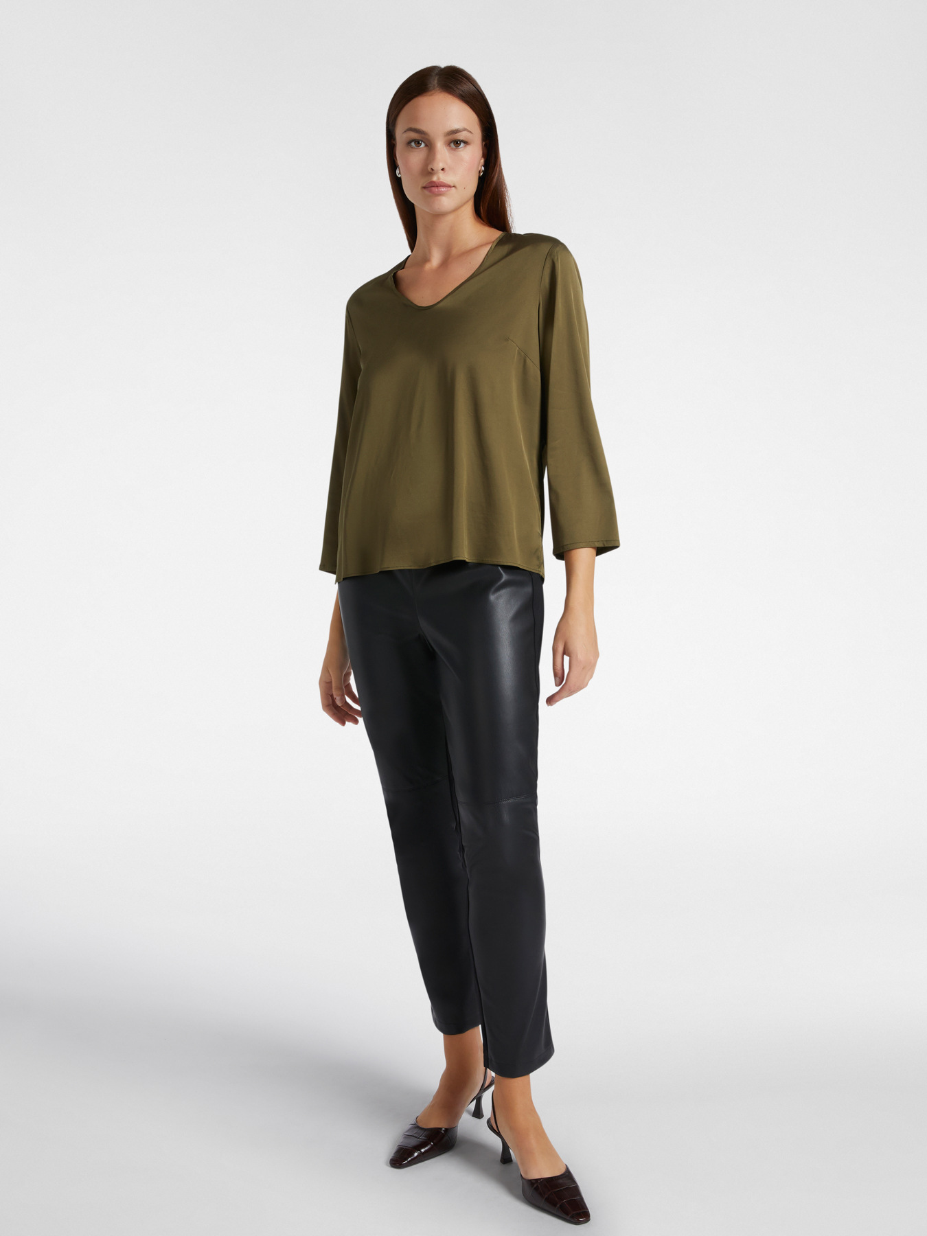 Satin blouse image number 2