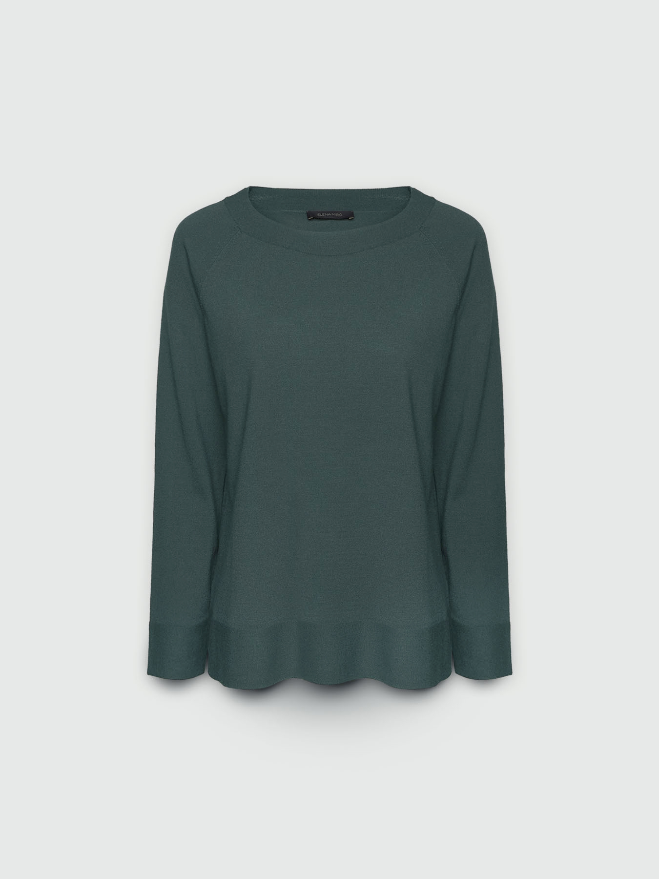 Pullover mit U-Boot-Ausschnitt