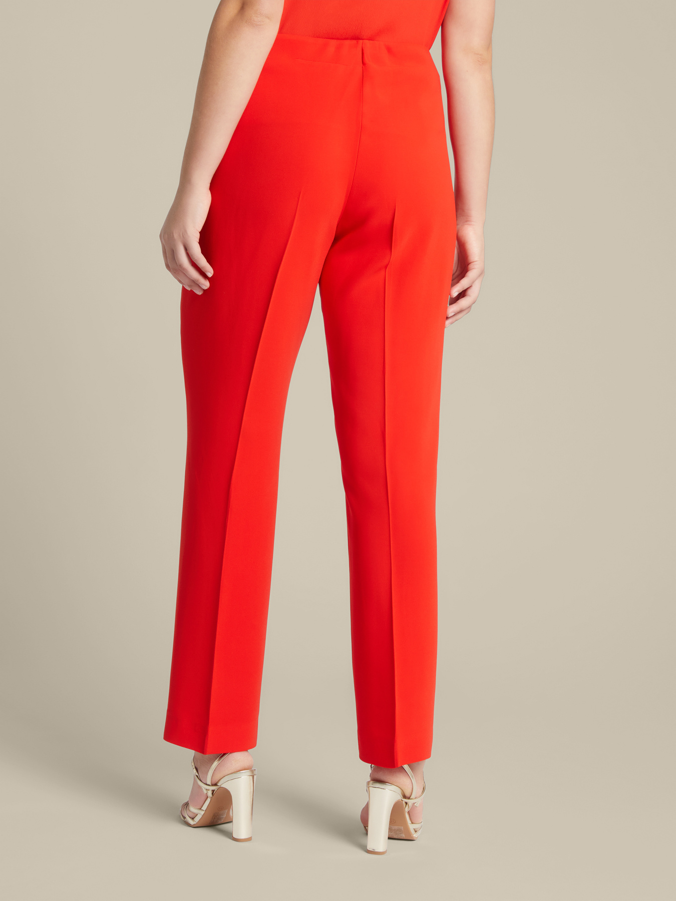 Pantaloni slim in cady stretch image number 1
