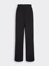 Pantalon palazzo en scuba image number 4