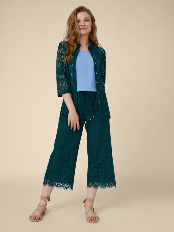 Elena Mirò CAMICIA IN PIZZO MACRAME' Donna