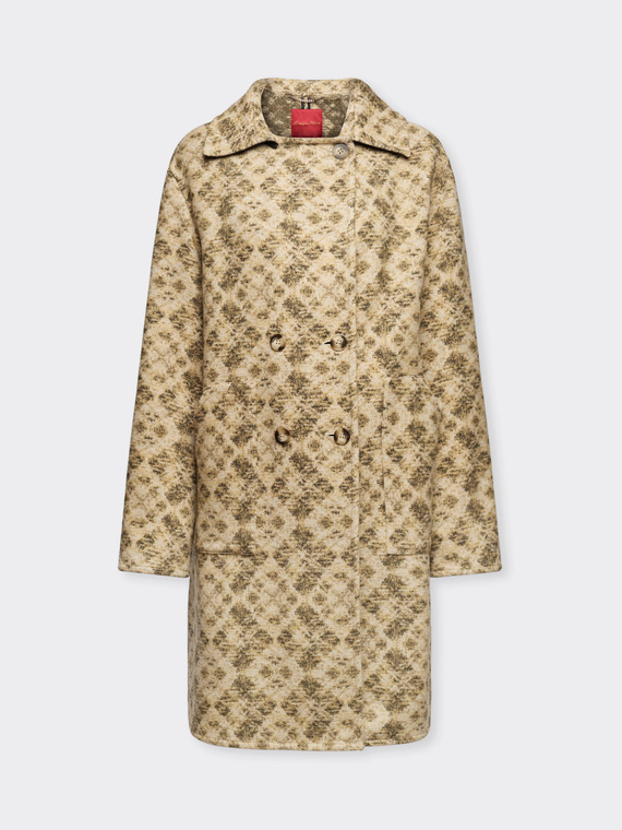 Manteau jacquard