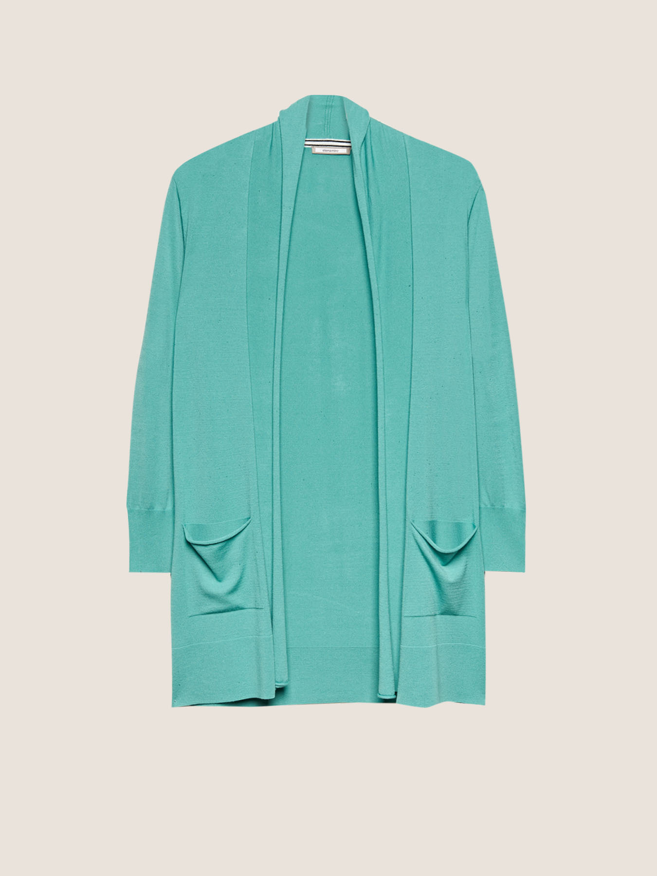 C&aacute;rdigan holgado liso image number 3