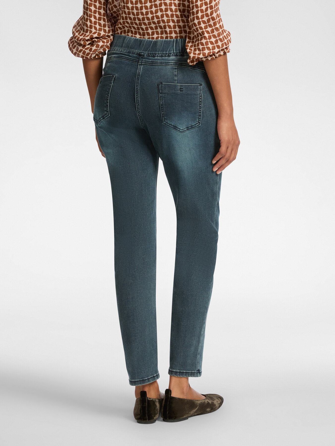 Jeggings &agrave; enfiler avec 5 poches, "Pat" image number 1