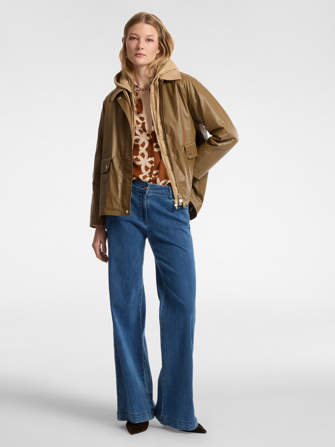 Parka layering in cotone image number 2