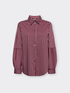 Camicia misto cotone a righe image number 4