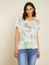 T-shirt con stampa foliage image number 0
