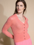 WOOL AND MOHAIR CARDIGAN image number 3
