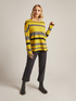 Striped wool and cashmere sweater image number 2