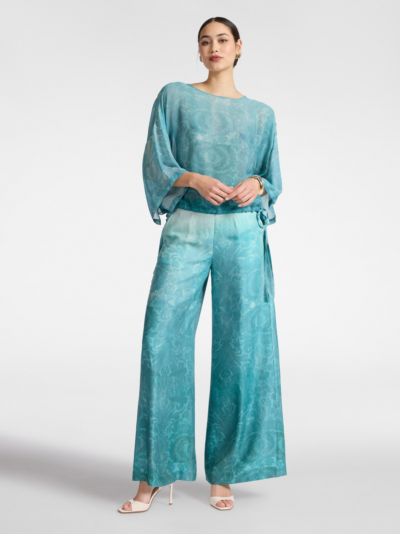 Printed georgette blouse image number 2