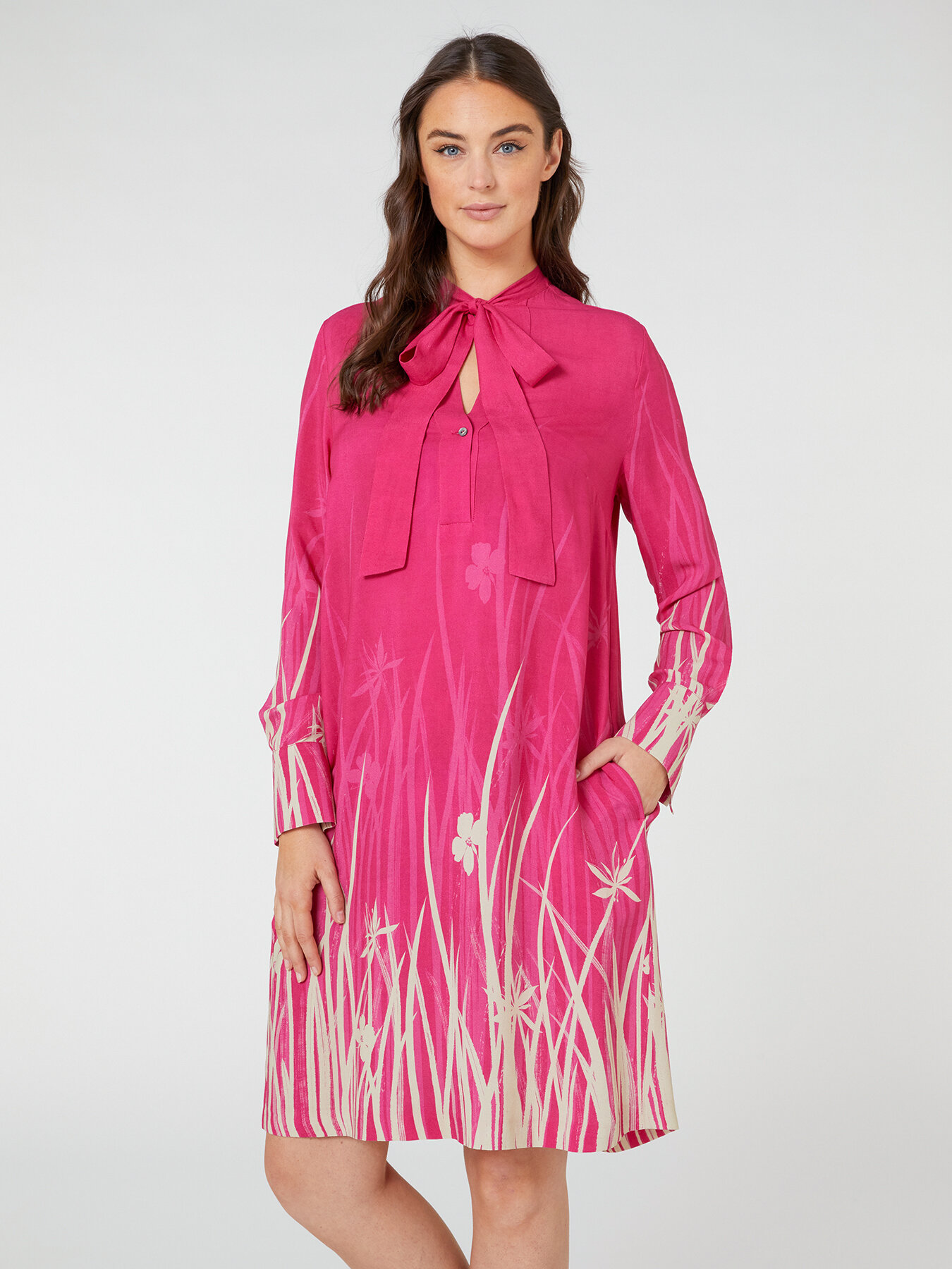 Vestido estampado de viscosa ECOVERO&trade; image number 2