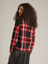 Chequered jacquard sweater image number 1