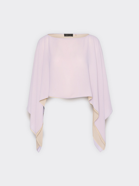 Cape double en georgette