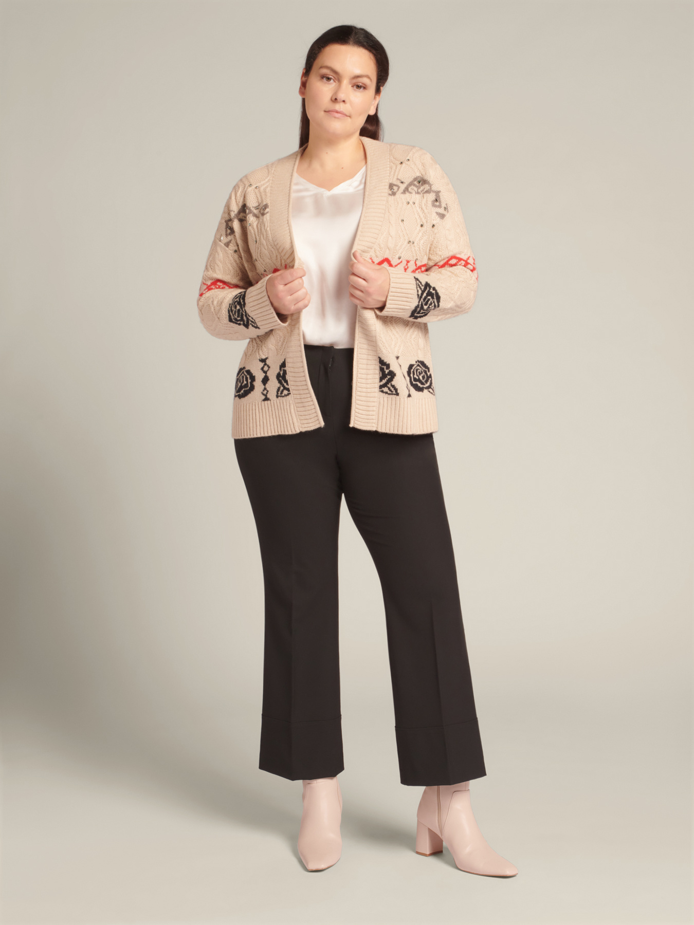 Jacquard cardigan image number 6