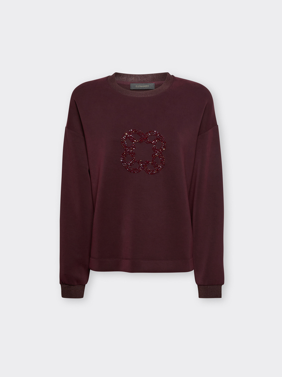 Sweatshirt with Monogram embroidery