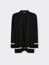 Cardigan in viscosa aperto image number 4