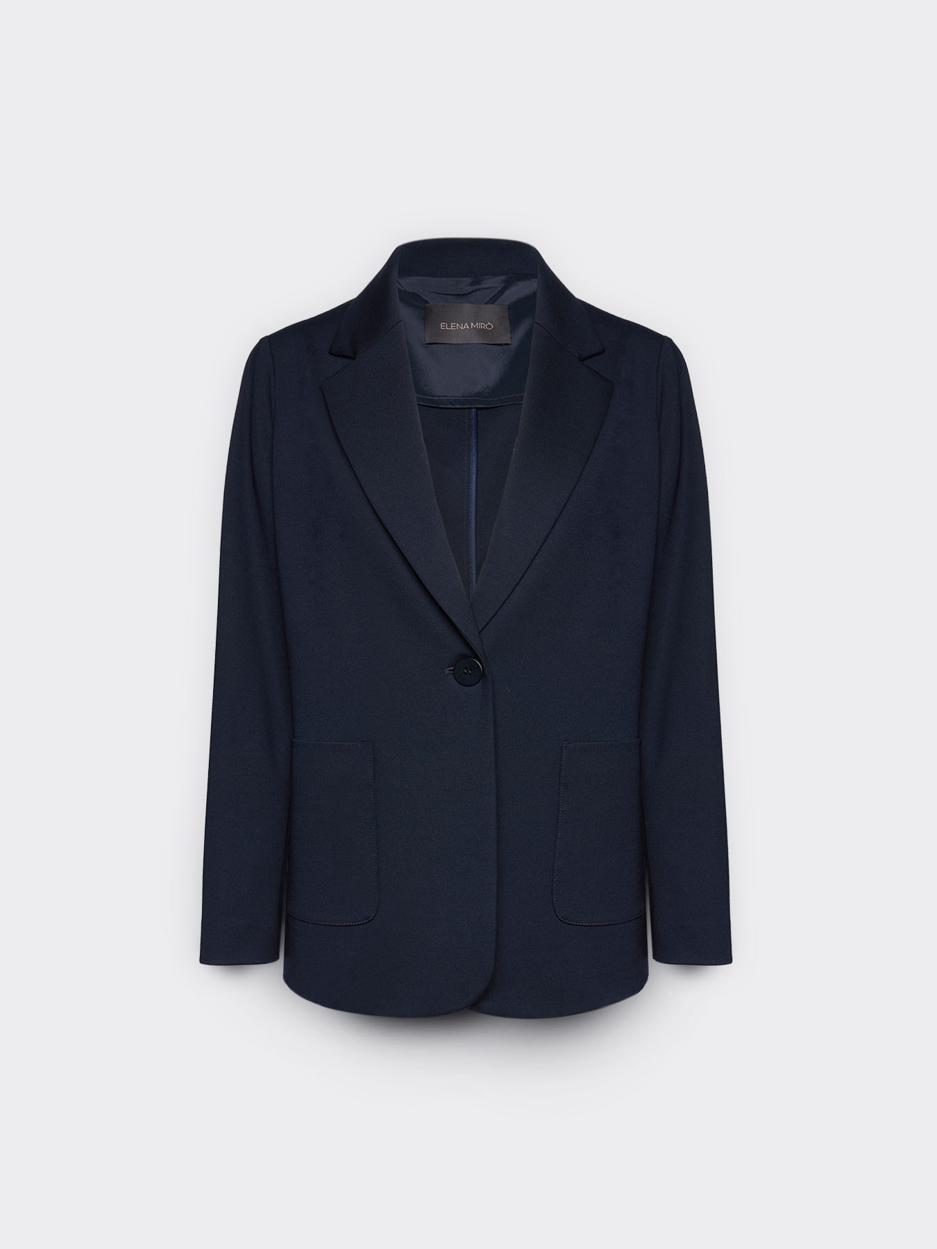 Single-breasted blazer in Milano stitch image number 4