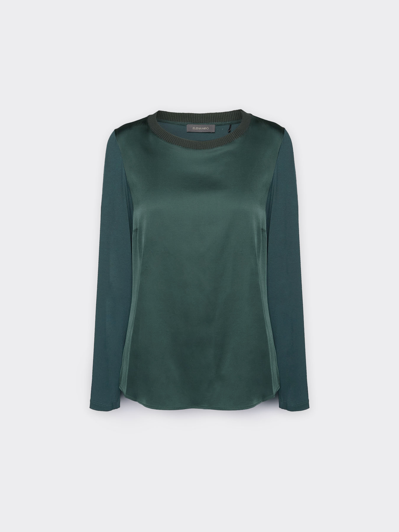 T-shirt en deux tissus image number 4