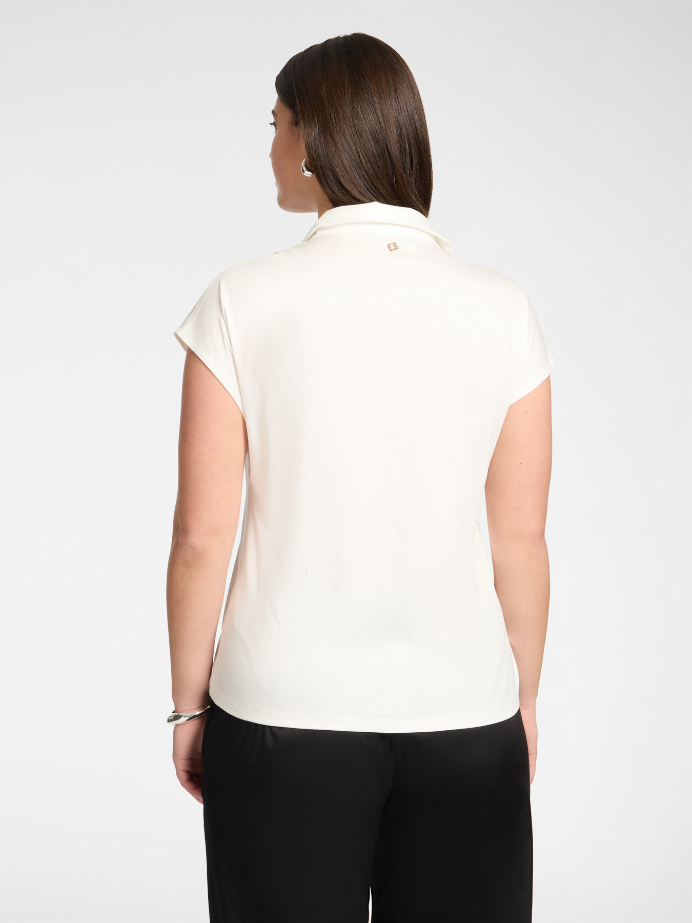 T-shirt con colletto image number 1