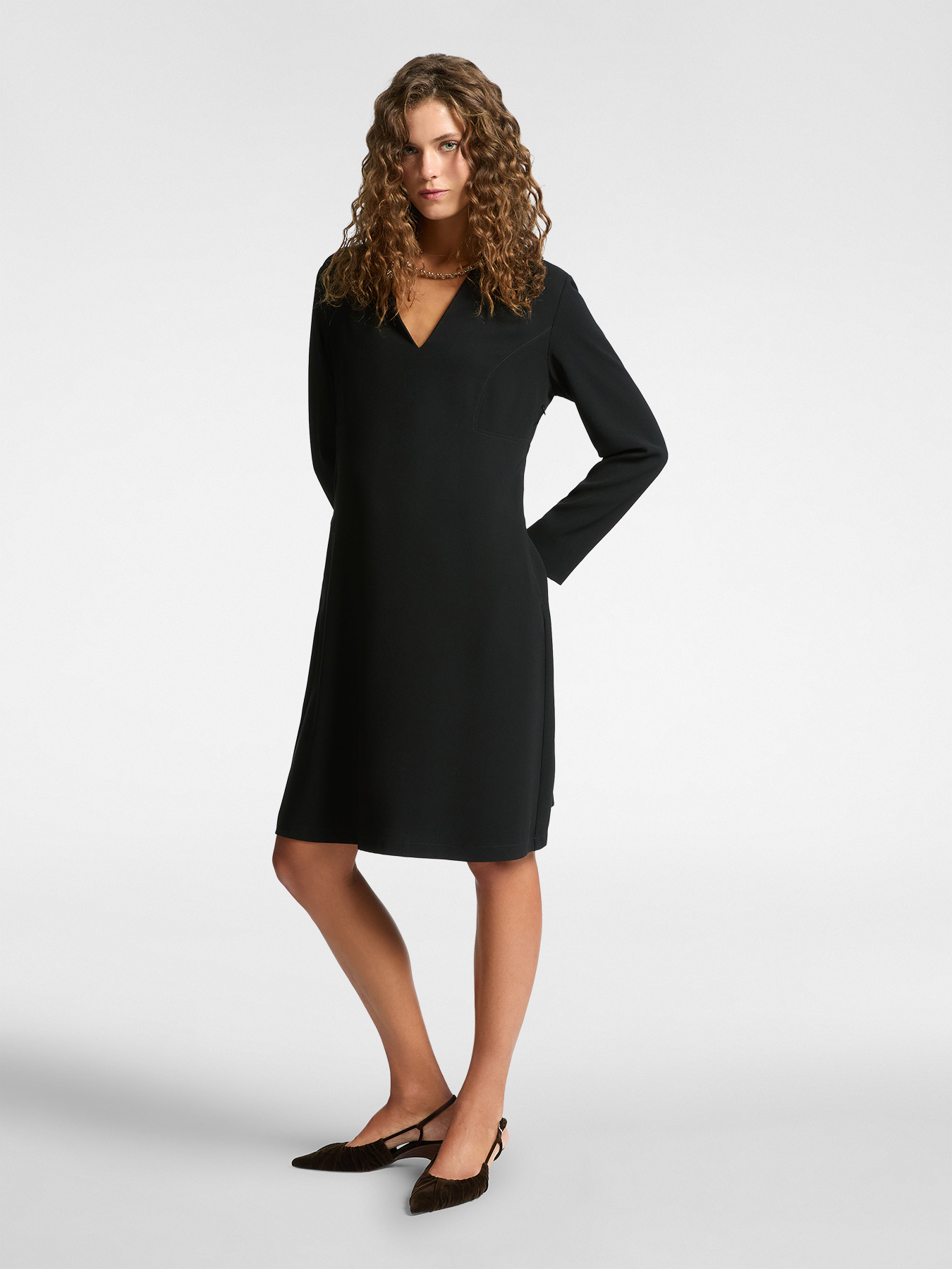 Dress with Monogram necklace image number 0