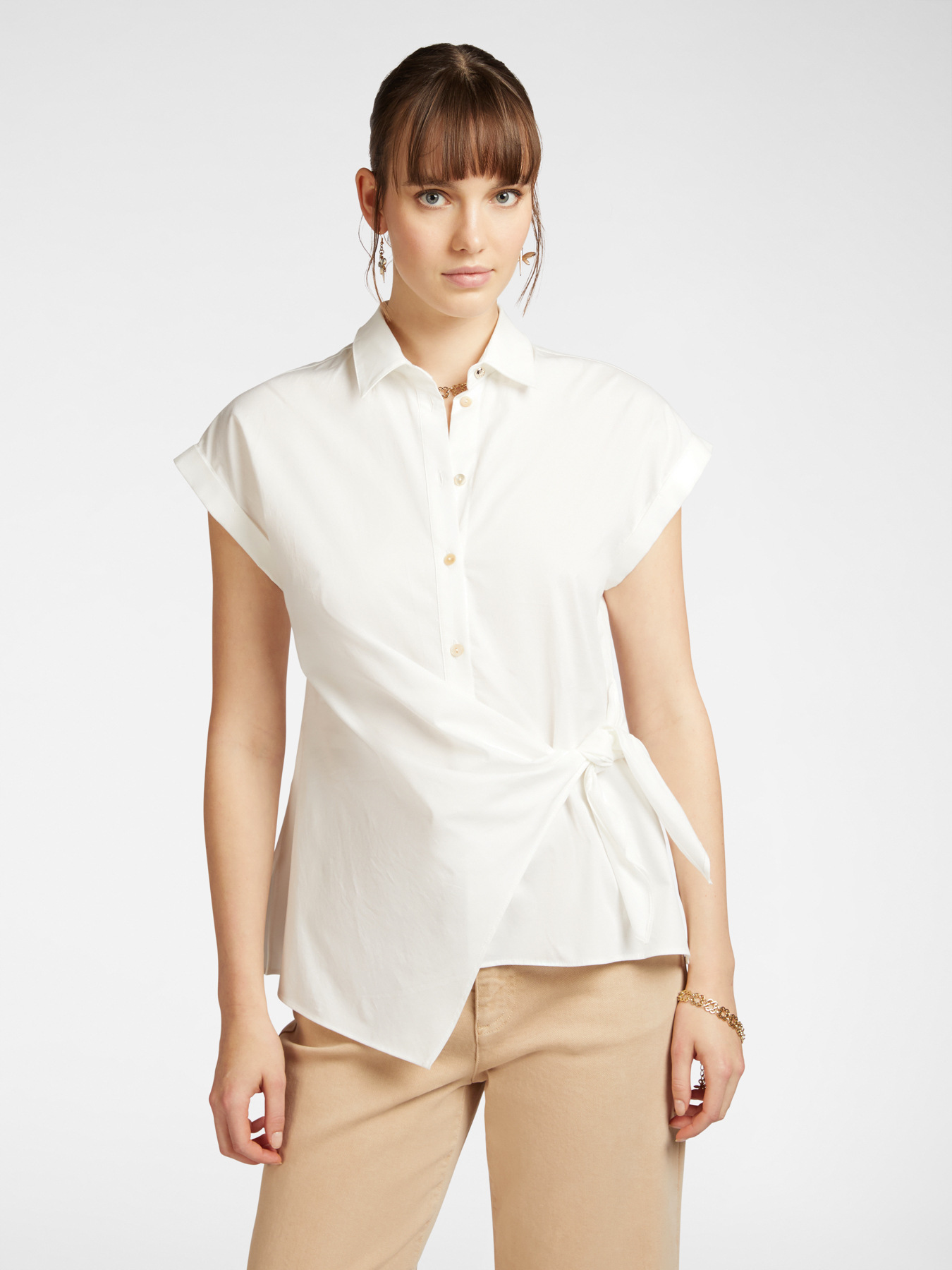 Camicia con nodo laterale image number 0