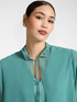 Camicia lunga in georgette image number 3
