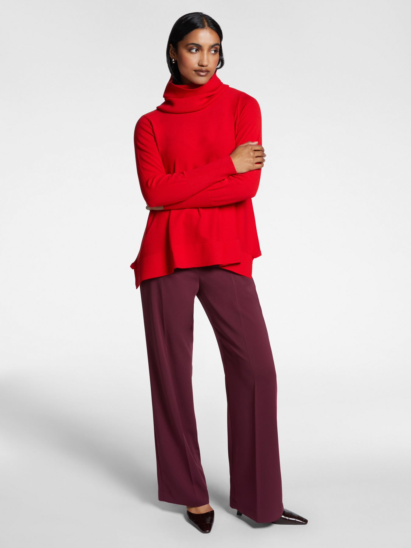 Pull oversize en viscose LENZING™ ECOVERO™ image number 2