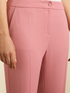 Cropped trousers in flowing fabric image number 2