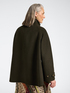 Mixed wool high neck coat image number 1