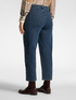 Regular jeans in denim with floral embroidery image number 1