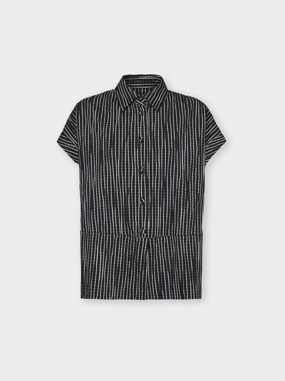 Chemise en coton teint fil