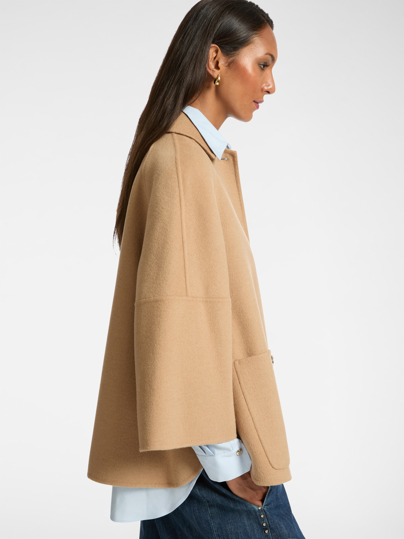 Caban in tessuto double image number 3