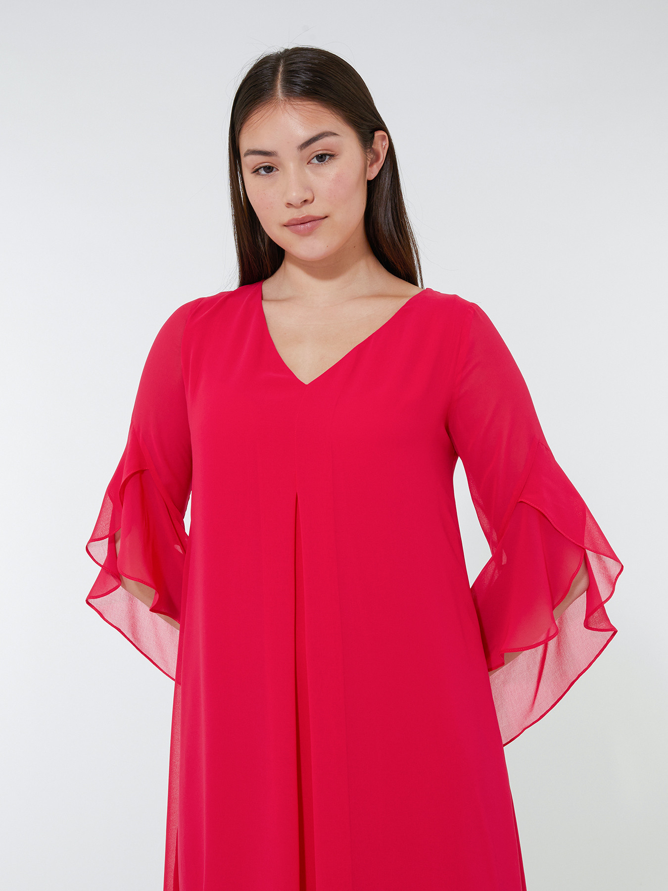 Abito elegante con maniche svasate image number 2