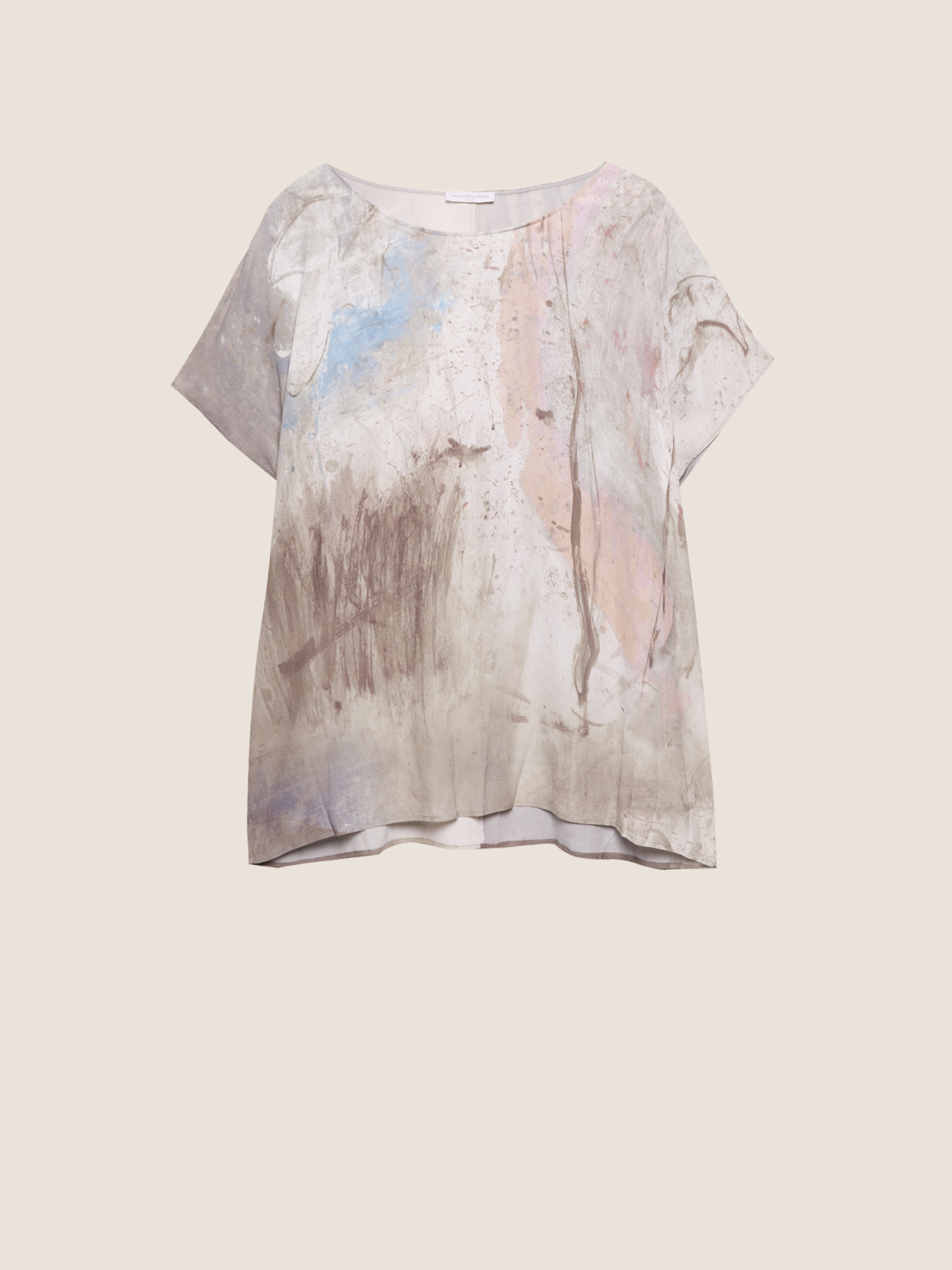 Bluse mit Malerei-Druck image number 3