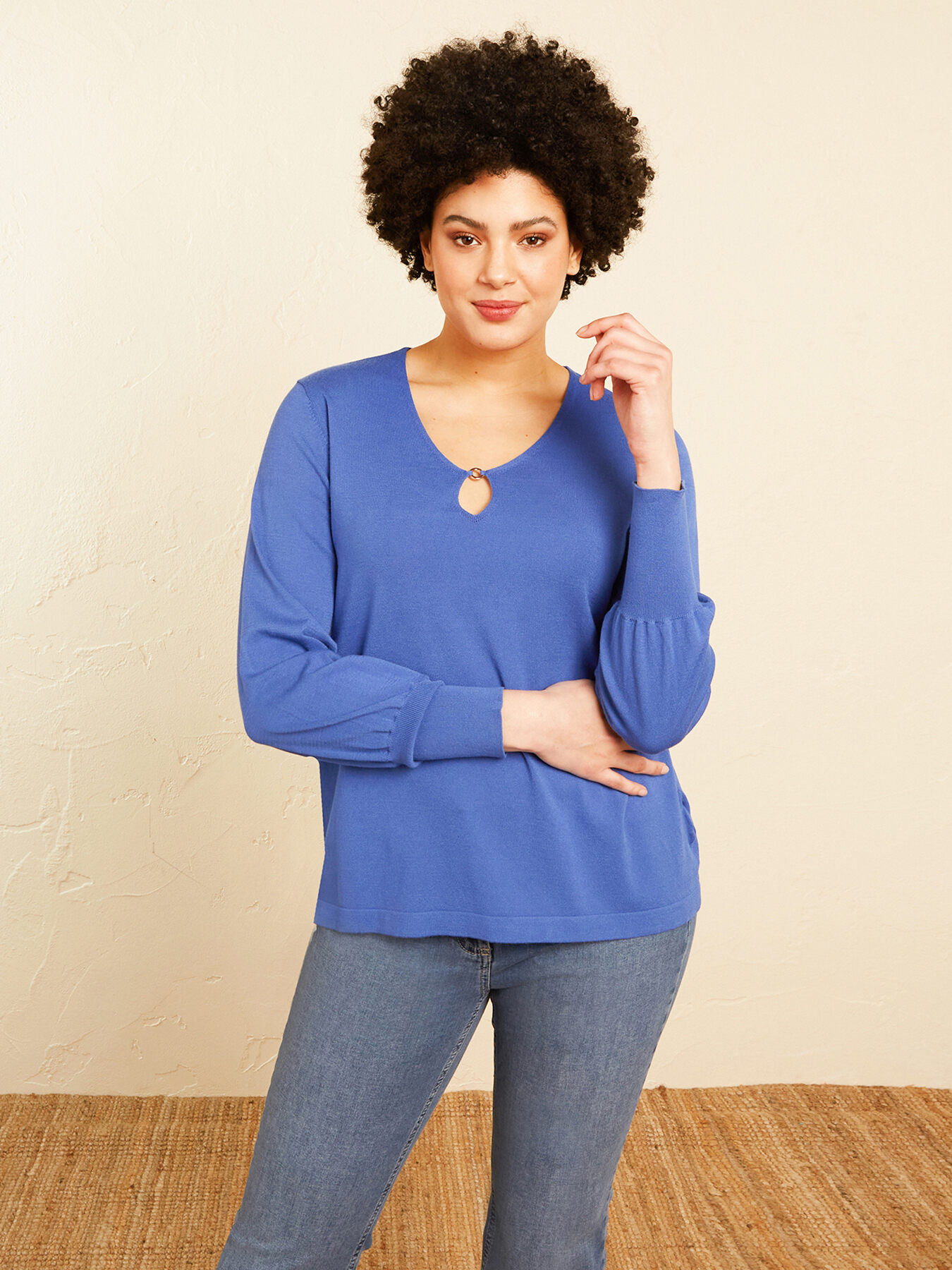 Jersey de pico de viscosa image number 0