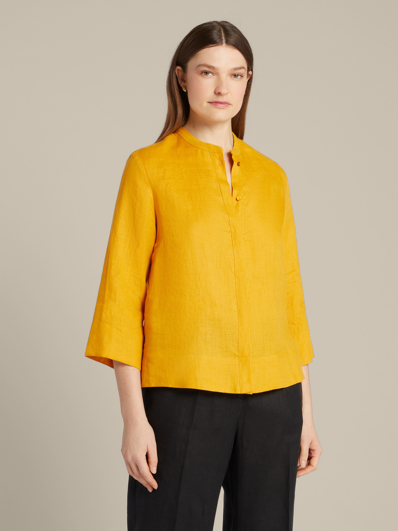 Chemise choquante en lin pur image number 0