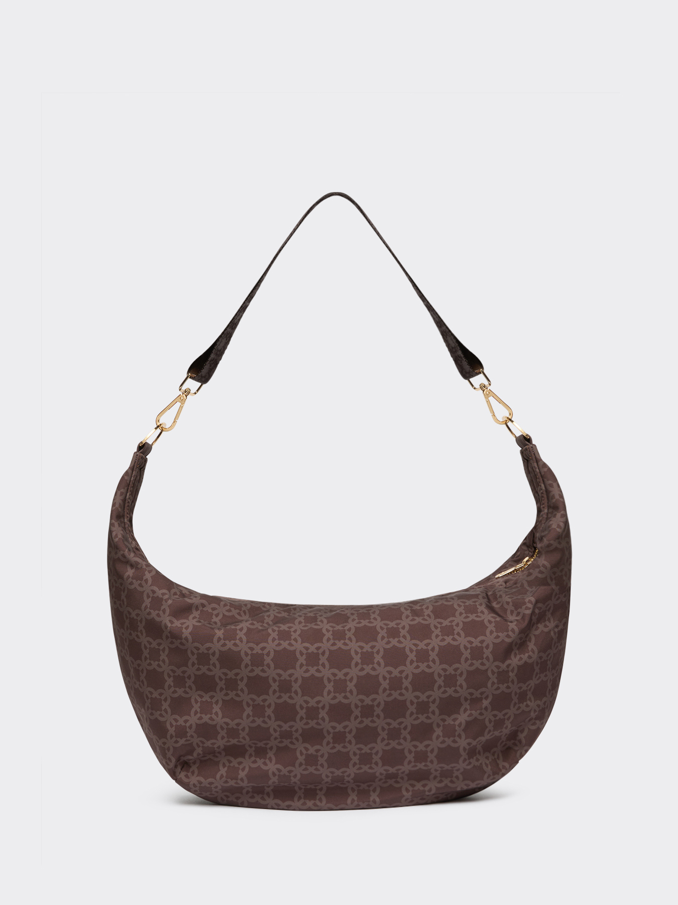 Printed Monogram half-moon shoulder bag image number 5