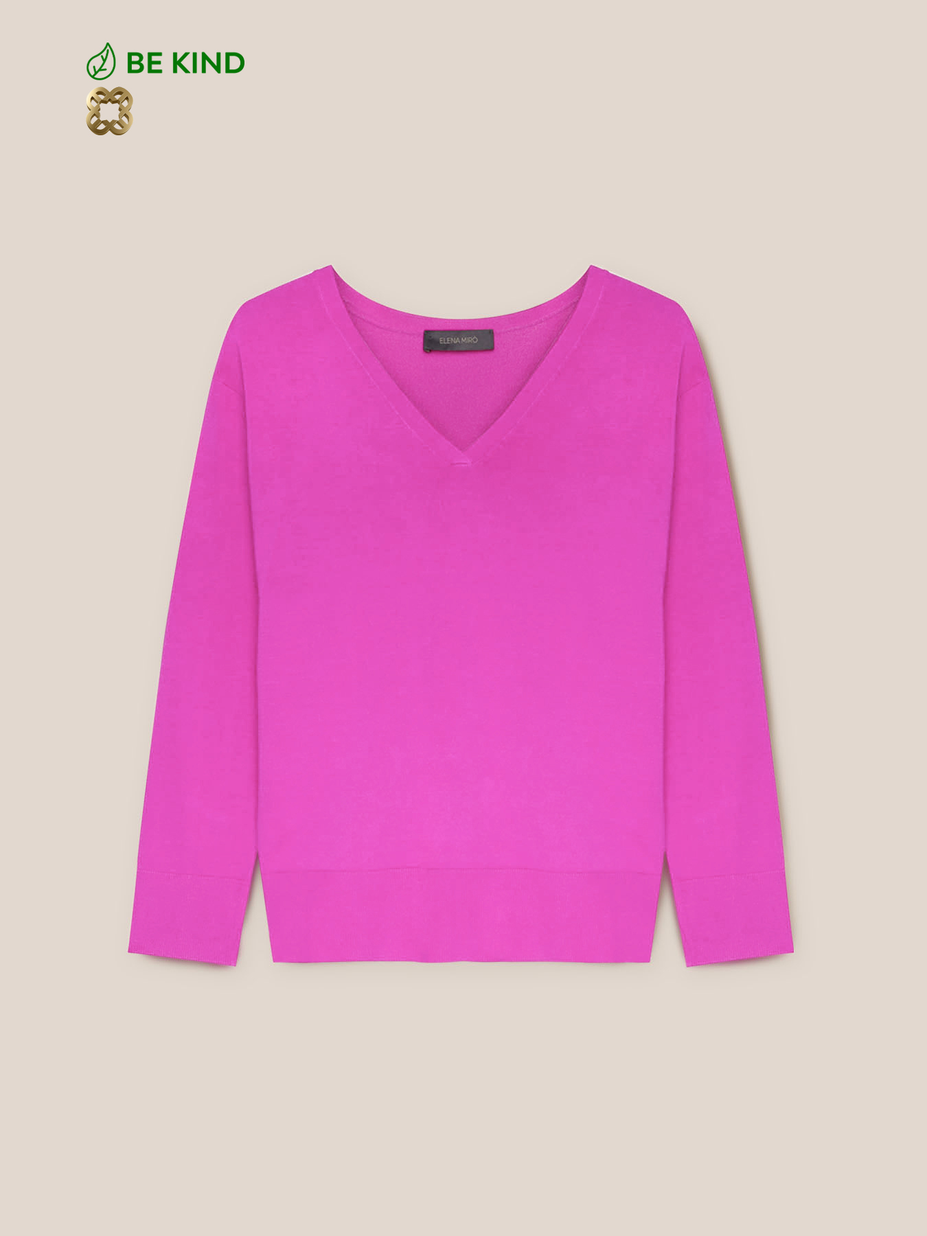 Suéter de cuello en V image number 3