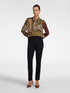 Pantalon slim en point de Milan image number 0